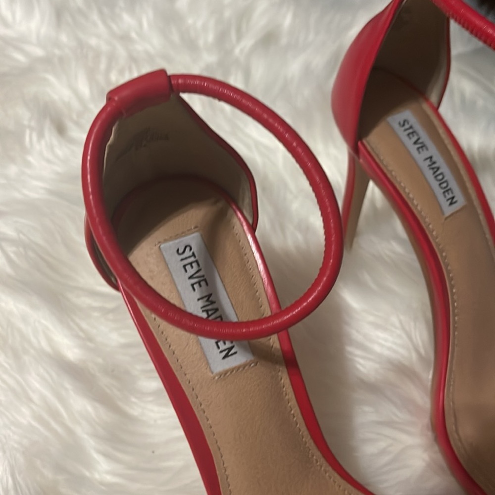 Steve Madden SOPHI sexy red 🔥hot 👡❤️ - Picture 6 of 10